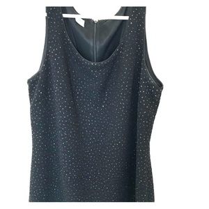 Black slim fitted dress